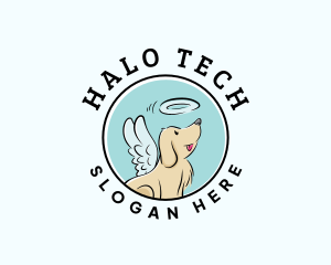 Halo - Dog Wings Halo logo design