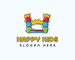 Kids Castle Playground logo design