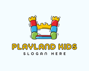 Kids Castle Playground logo design