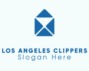 Blue Mail Envelope Logo