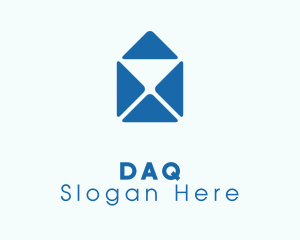 Blue Mail Envelope Logo