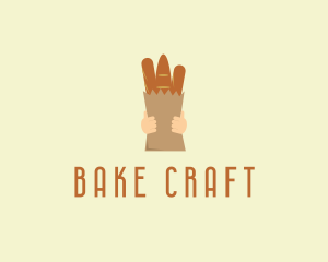 Baguette Bread Bakery logo design