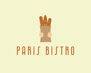 Baguette Bread Bakery logo design