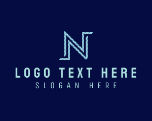 Letter N - Diamond Business Letter N logo design