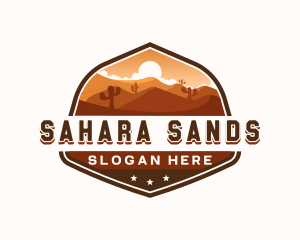 Western Desert Dunes logo design