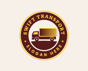 Delivery Truck Logistics logo design