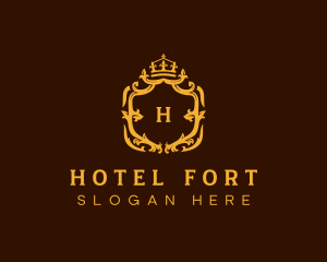 Luxury Crown Hotel logo design