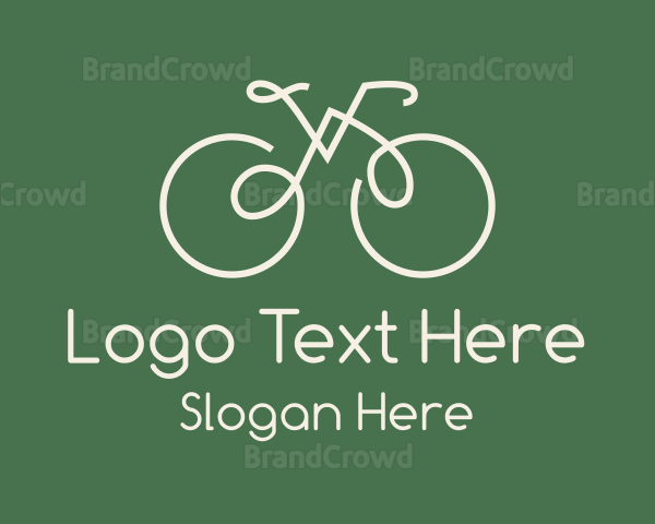 Green Bicycle Bike Logo