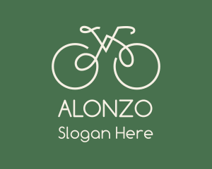 Green Bicycle Bike logo design