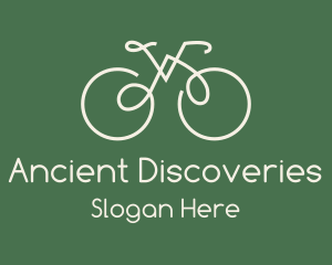 Green Bicycle Bike logo design