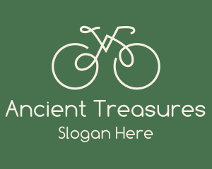 Green Bicycle Bike logo design