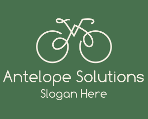 Green Bicycle Bike logo design