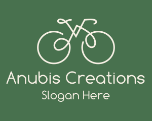 Green Bicycle Bike logo design