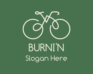 Green Bicycle Bike logo design