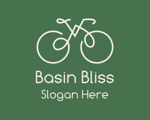 Green Bicycle Bike logo design