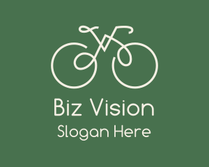 Green Bicycle Bike logo design