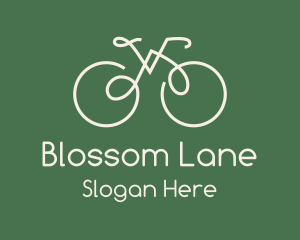 Green Bicycle Bike logo design