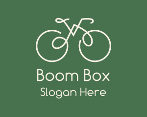 Green Bicycle Bike logo design