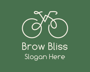 Green Bicycle Bike logo design