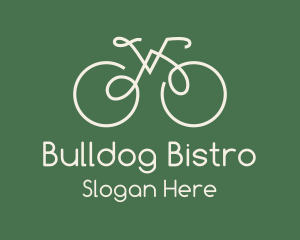 Green Bicycle Bike logo design