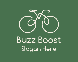 Green Bicycle Bike logo design