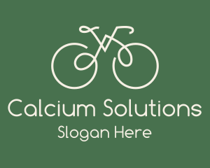 Green Bicycle Bike logo design