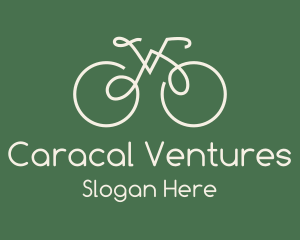 Green Bicycle Bike logo design