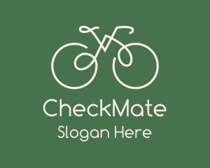 Green Bicycle Bike logo design