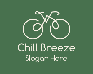 Green Bicycle Bike logo design