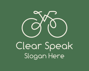 Green Bicycle Bike logo design