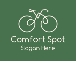 Green Bicycle Bike logo design