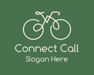 Green Bicycle Bike logo design