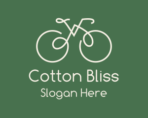 Green Bicycle Bike logo design