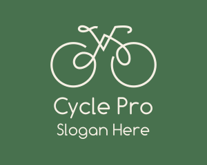 Cycling - Green Bicycle Bike logo design