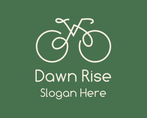 Green Bicycle Bike logo design