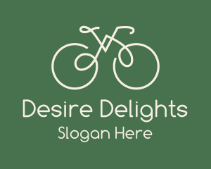 Green Bicycle Bike logo design