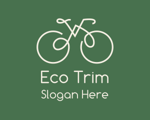 Green Bicycle Bike logo design