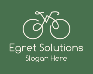 Green Bicycle Bike logo design