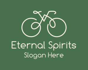 Green Bicycle Bike logo design