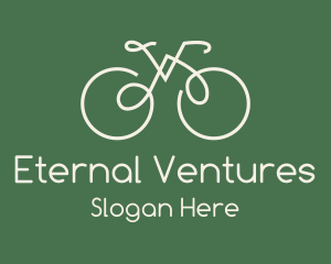 Green Bicycle Bike logo design