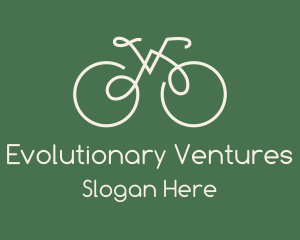 Green Bicycle Bike logo design