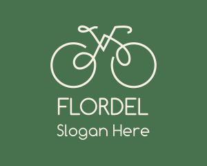 Green Bicycle Bike logo design