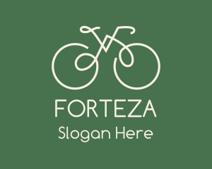 Green Bicycle Bike logo design