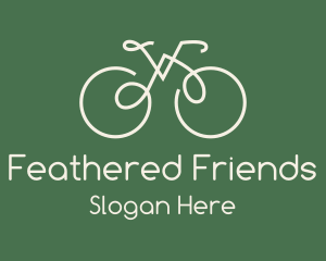 Green Bicycle Bike logo design