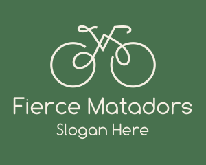 Green Bicycle Bike logo design