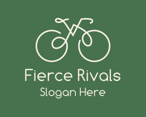 Green Bicycle Bike logo design