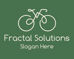 Green Bicycle Bike logo design