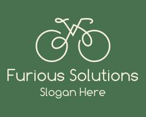 Green Bicycle Bike logo design