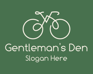 Green Bicycle Bike logo design