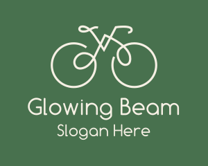 Green Bicycle Bike logo design